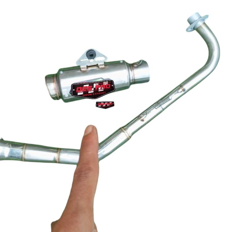 knalpot Des pro original kolong drag Jupiter z vega smash supra x C70 revo