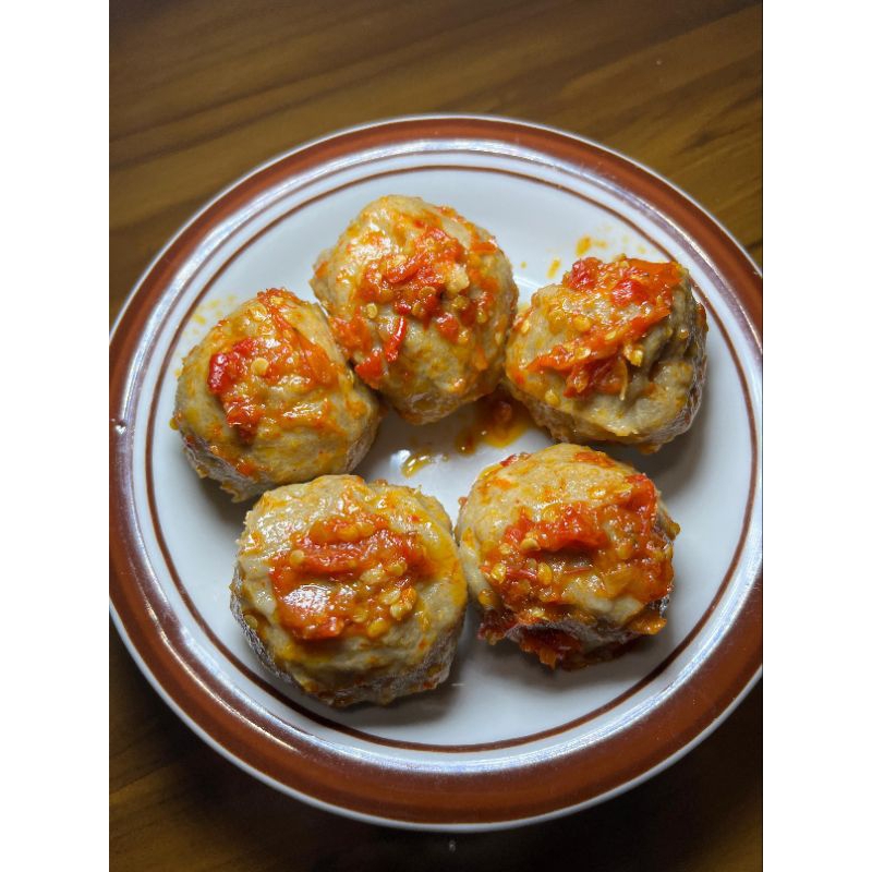 

Bakso Viral Sambal Mercon Isian Keju Melt Moncrot Lumer