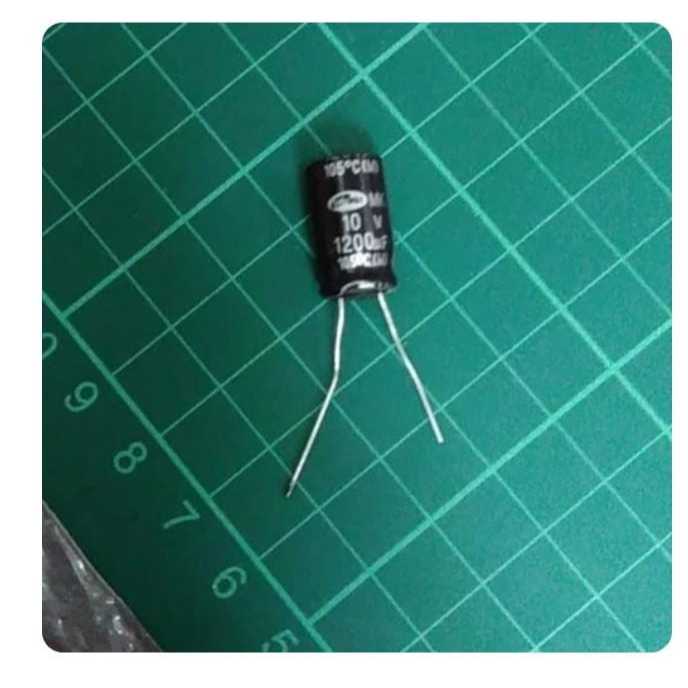 RF4037 elco 1200uf 1200 uf 10volt 10v 10 volt v samwa jepang asli by PCM LTC GLODOK