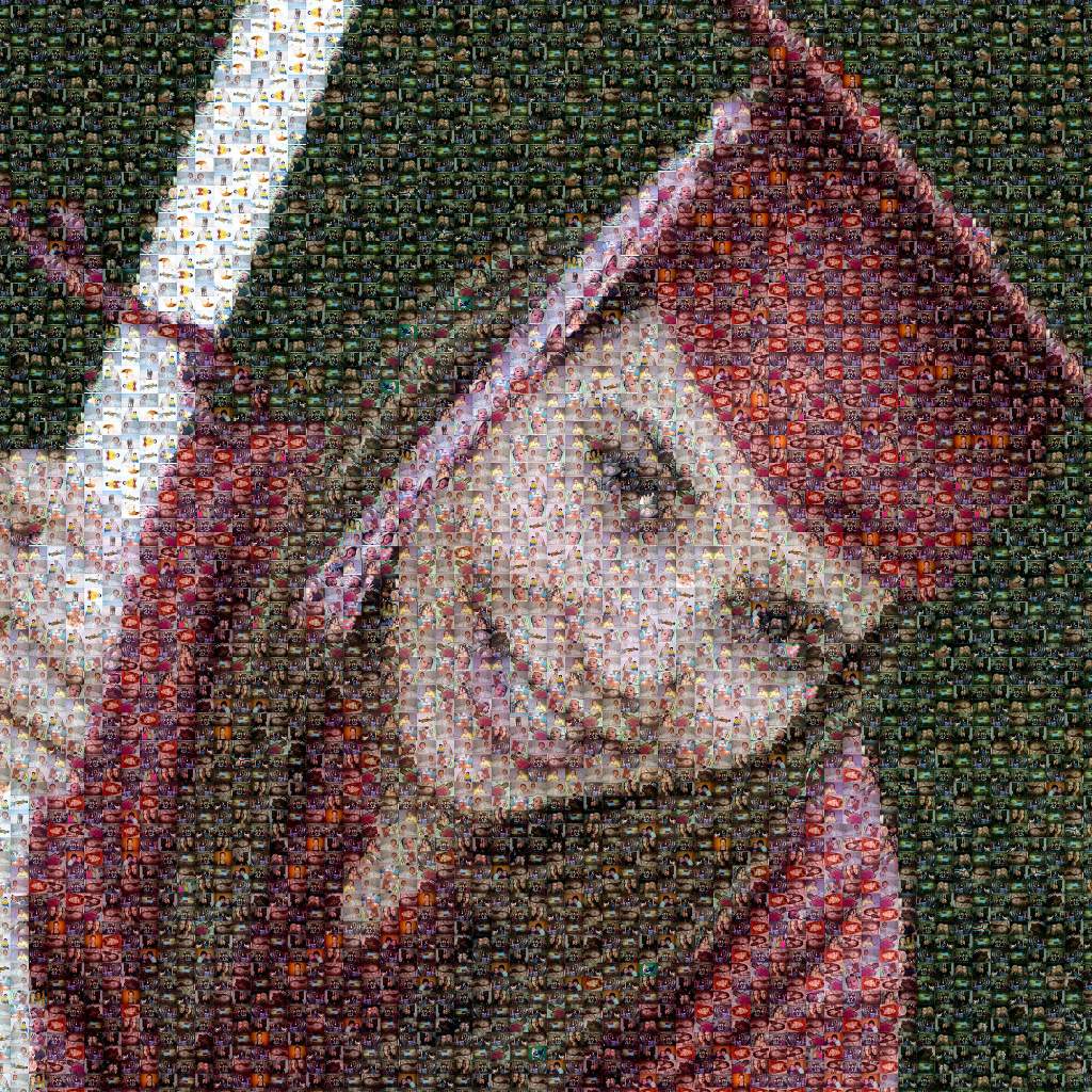 hadiah foto wisuda mozaik kolase karikatur hampers ucapan terimakasih