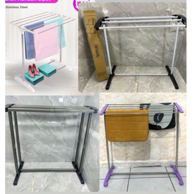 Jemuran handuk / jemuran handuk lipat