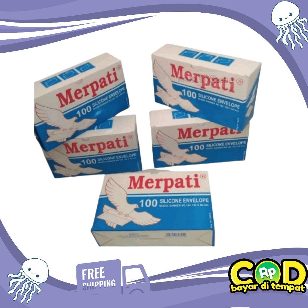 

Amplop merpati 104. 152X90mm per box isi 100pcs