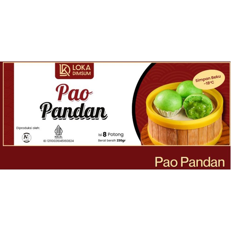 

LOKA PAO ISI PANDAN 250G (8PCS)