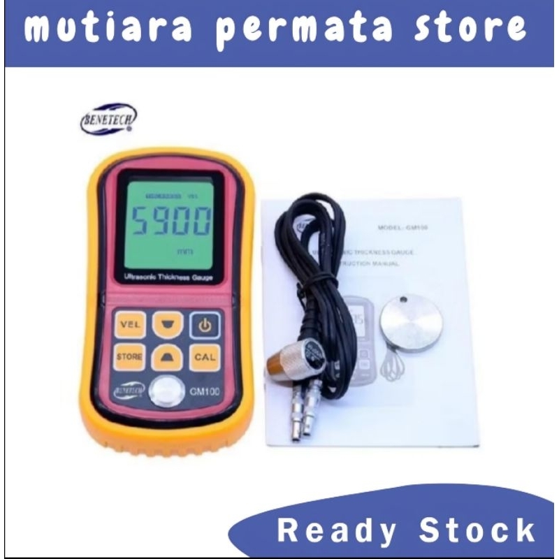 Ultrasonic Thickness Gauge GM100 BENETECH Tester GM-100 GM 100 Meter