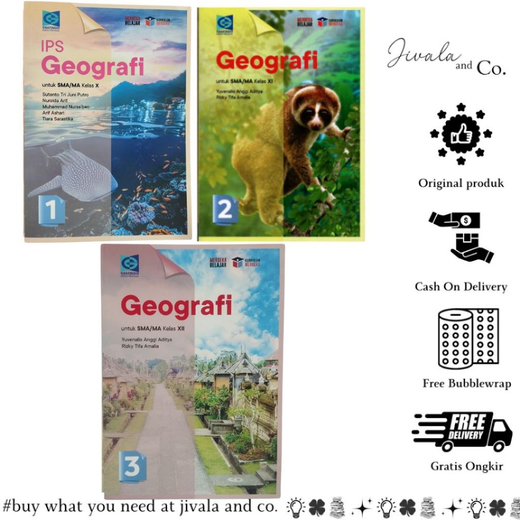 GRAFINDO SMA - Geografi Kelas 10,11,12 Kurikulum Merdeka