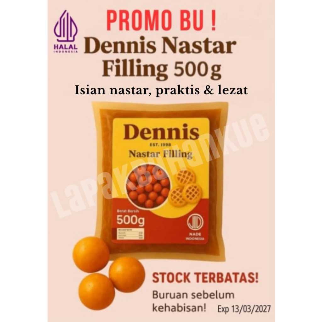 

PROMO BU DENNIS NASTAR FILLING 500GRAM