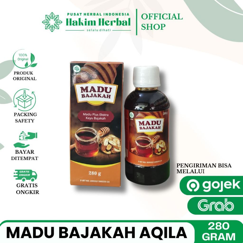 

Madu Bajakah Aqila Nusantara Herbal Kayu Bajakah original area Tegal Slawi Pemalang Brebes 280gr