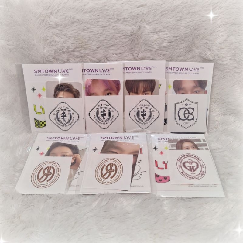 [CLEARANCE SELL] READY STOCK SMCU AR TATTO STICKER SET EXO NCT RED VELVET SNSD