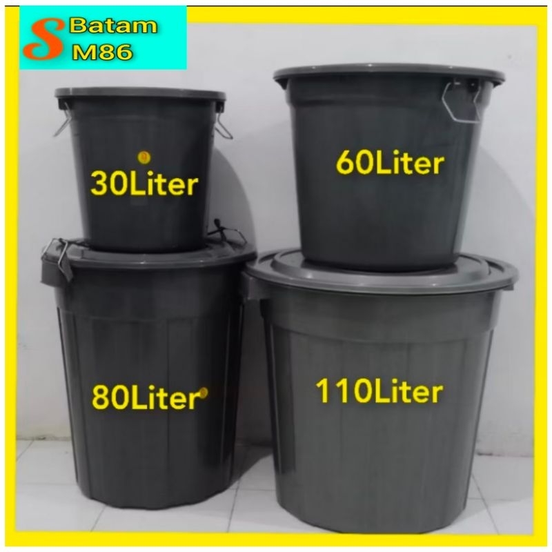 Ember tutup/Tempat air jumbo/Ember plastik abu jumbo/ Ember Bak air(Batam)
