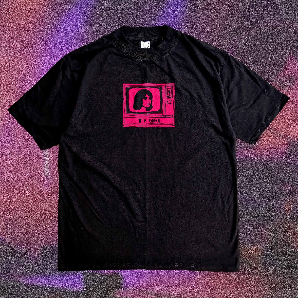 TV GIRL Heavyweight 16s (black) - Kaos Band Merch tv girl tv box Heavy Cotton Combed Bootleg