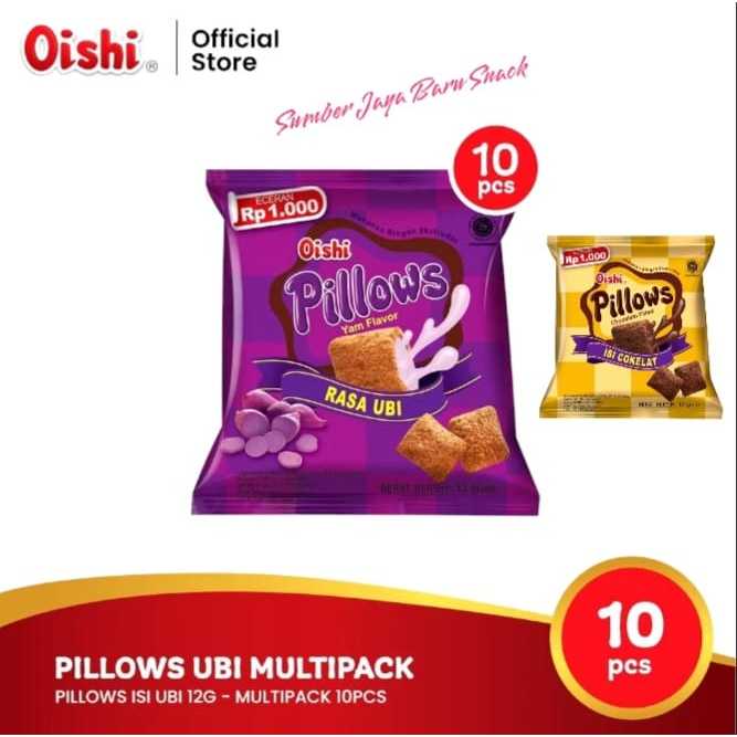 

Oishi Pillow | Isi 10 Bks