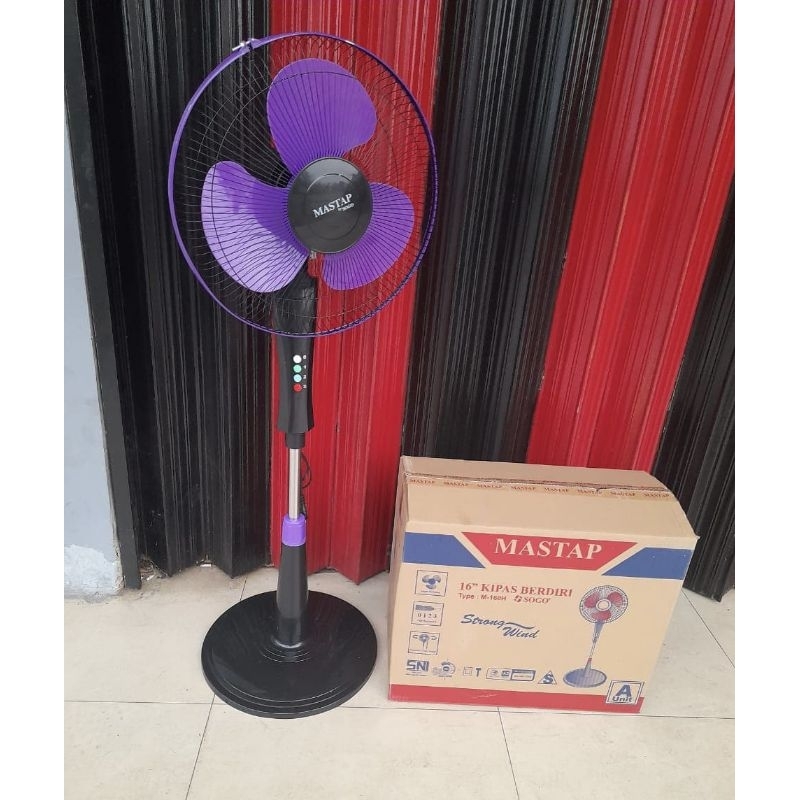 Kipas angin berdiri 16 inchi merk mastap sogoM160HUNGUharga rp 160.000