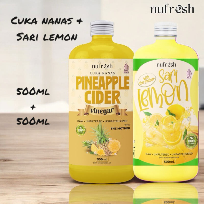 

Nufresh - Bundling Sari Lemon dan Cuka Nanas with Mother