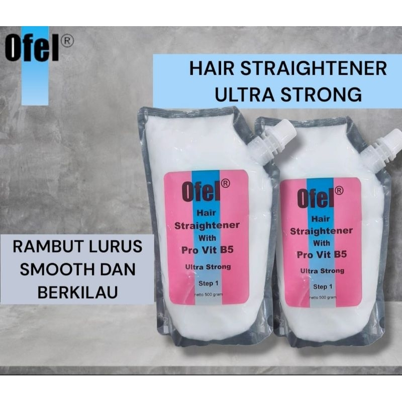 OFEL HAIR STRAIGHTENER STEP 1 500 GR (OBAT SMOOTHING)