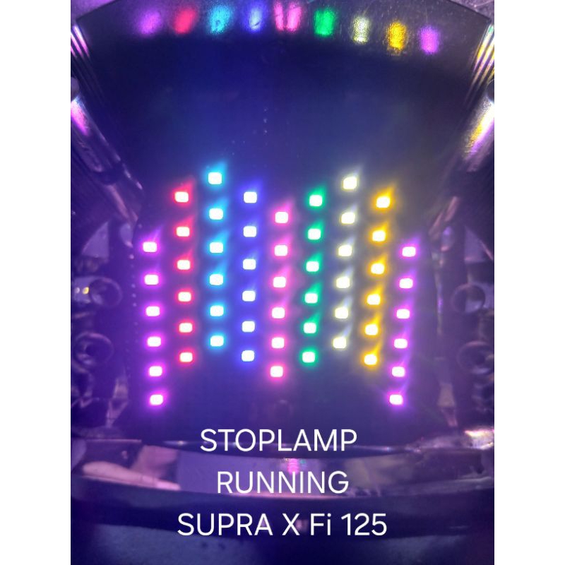 stoplamp running supra x 125 Fi, lampu rem belakang variasi supra x 125,  lampu rem variasi supra x 