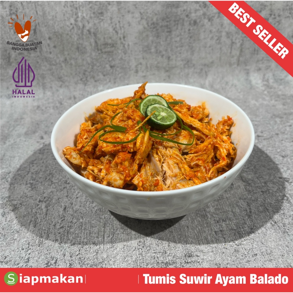 

Ayam Balado Ayam Suwir Bumbu Merah Se Porsi Siap Makan