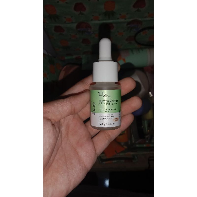 Preloved serum Matcha Sebo dari Ella Skincare