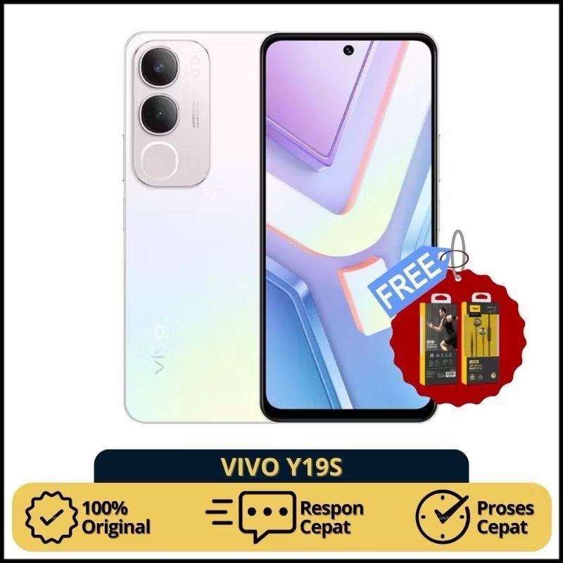 Vivo Y19s Ram 4/128Gb 5500 mAh  kamera 50mp Garansi Resmi