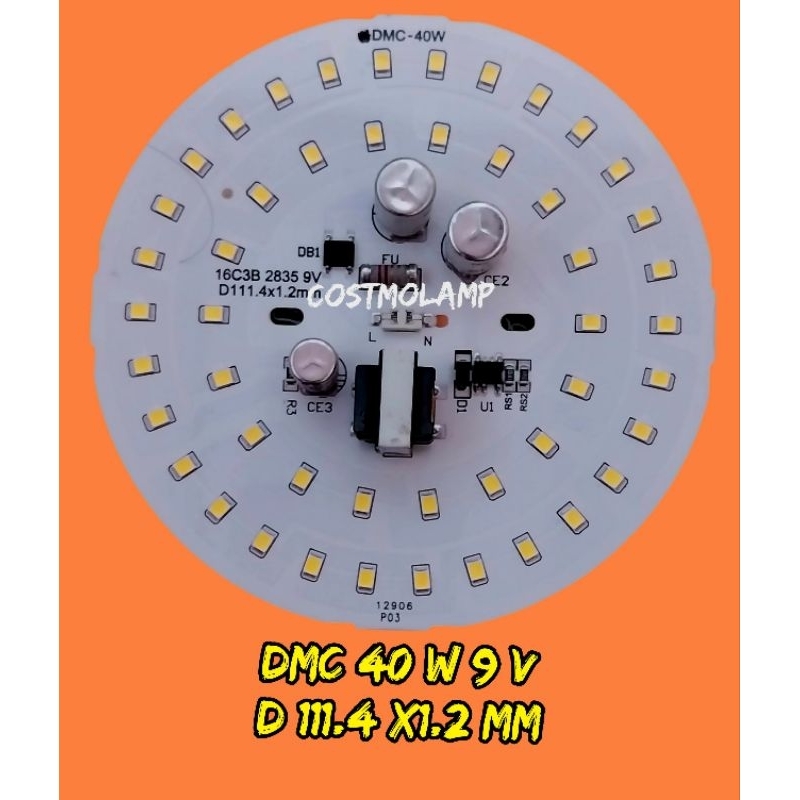Mesin lampu led 40 watt AC