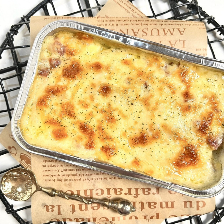

Potato Gratin Creamy Cheese Smoked Beef Premium Taste | Kentang Panggang Keju Daging