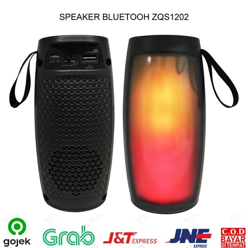 SPEAKER BLUETOOTH ZQS1202 SPEAKER WIRELLES PORTABLE LED