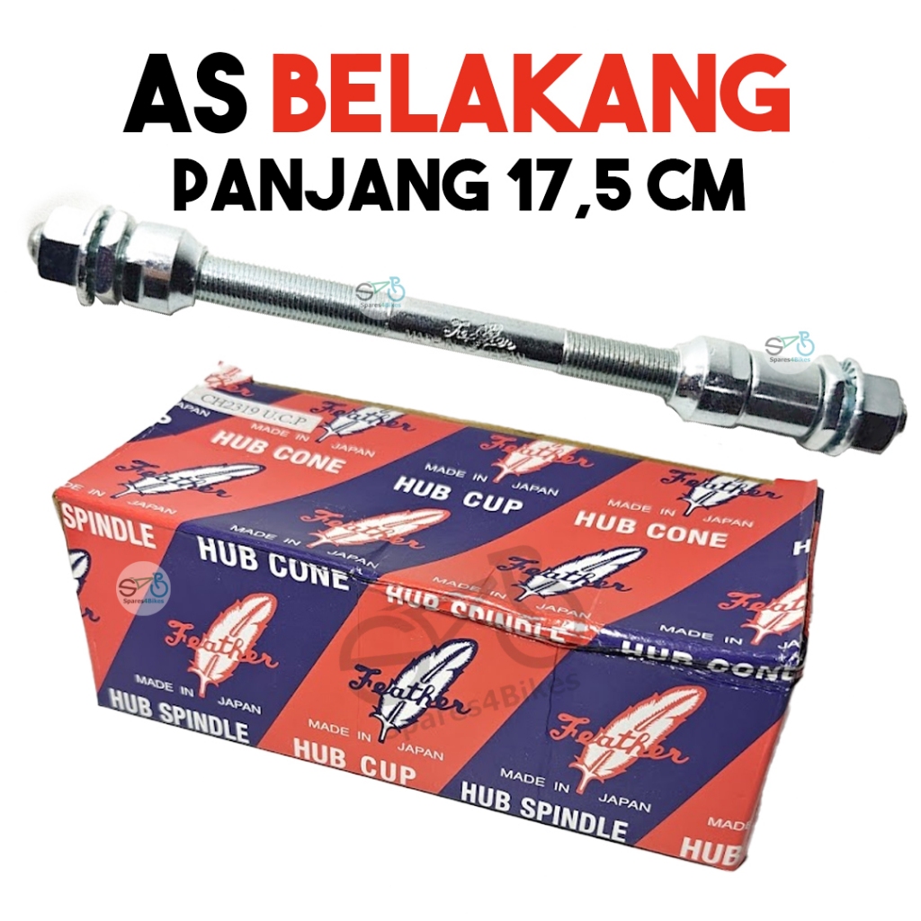 As Belakang Sepeda 20 BMX Lipat 26 Gunung MTB Krom FEATHER JAPAN