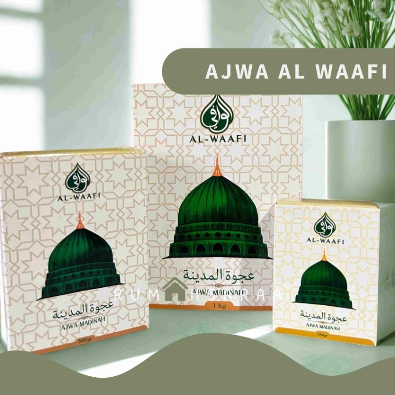 

KURMA AJWA MADINAH AL WAAFI 1KG 500GR MEDIUM