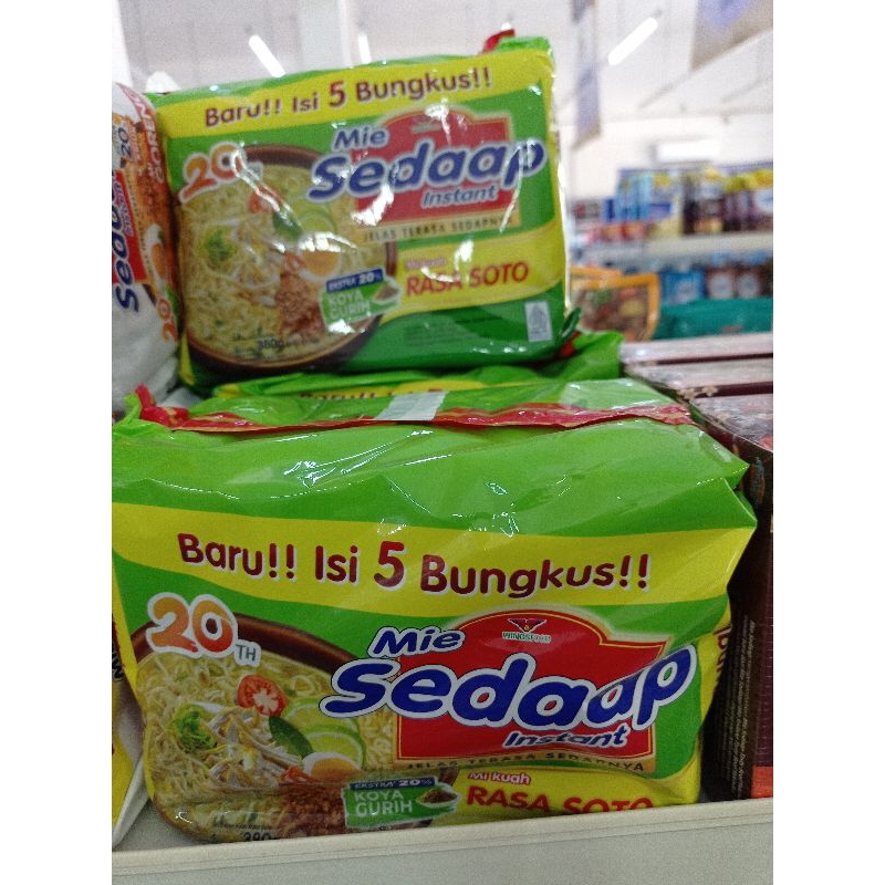 

Mie Sedaap Instan Mie Kuah Rasa Soto