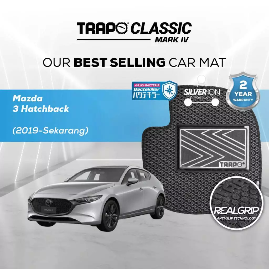Karpet Mobil Trapo Mazda 3 Hatchback (2019-Sekarang) Karpet Mazda 3 Hatchback
