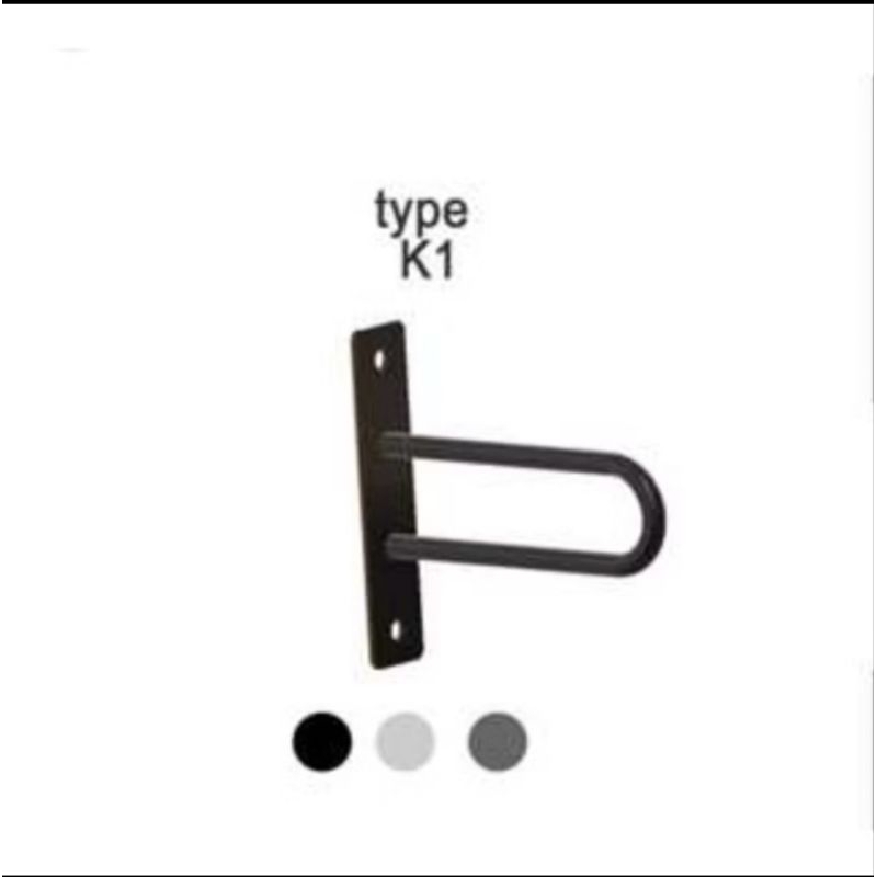 hanger/hook gantungan serbaguna/breket kipas angin gantung (ceiling u-shaped)