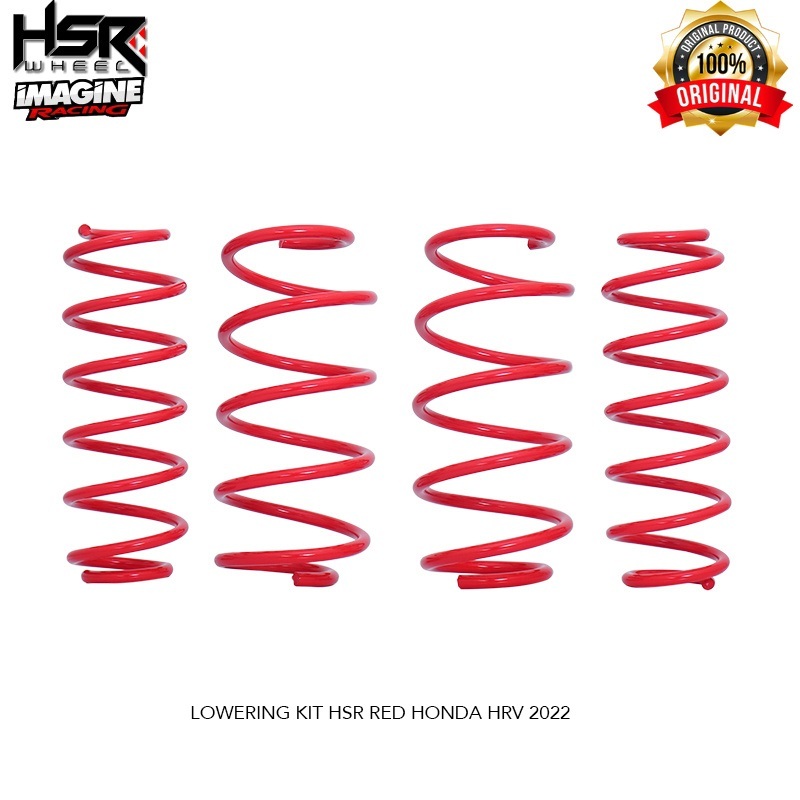 PER MOBIL CUSTOM CEPER EMPU LOWERING KIT HSR RED HONDA HRV 2022