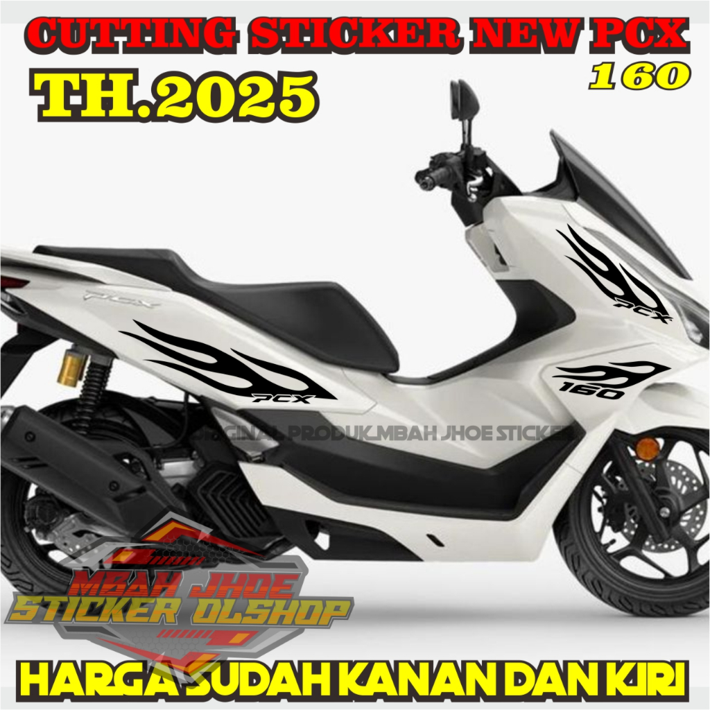 Stiker Motor PCX 160 New 2025 Striping Cutting Sticker lis Body Honda Pcx Variasi Aksesoris Terbaru 