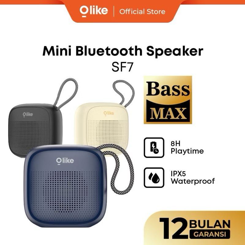 OLIKE Speaker Bluetooth Portable Mini Wireless Outdoor SF7 Sound Bass Max Portable HiFi Sound Stereo