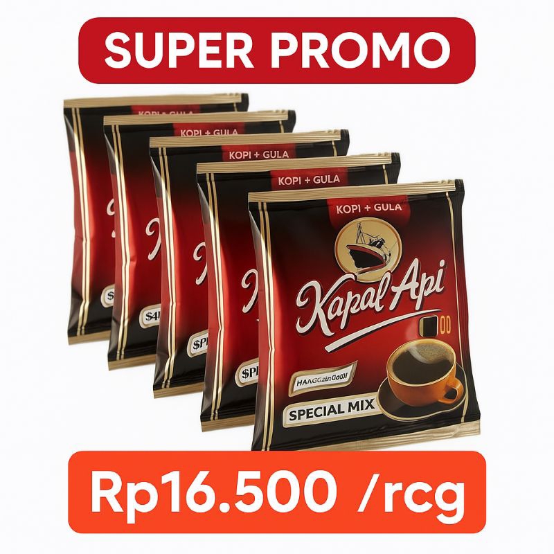 

Kapal Api Special Mix 1 Renceng 10 PCs sashet 23gX10
