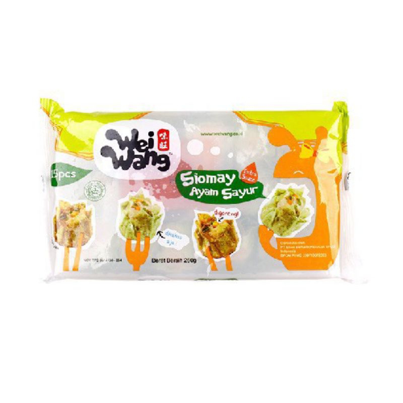 

Wei Wang Siomay ayam sayur/Vegie isi 15pc