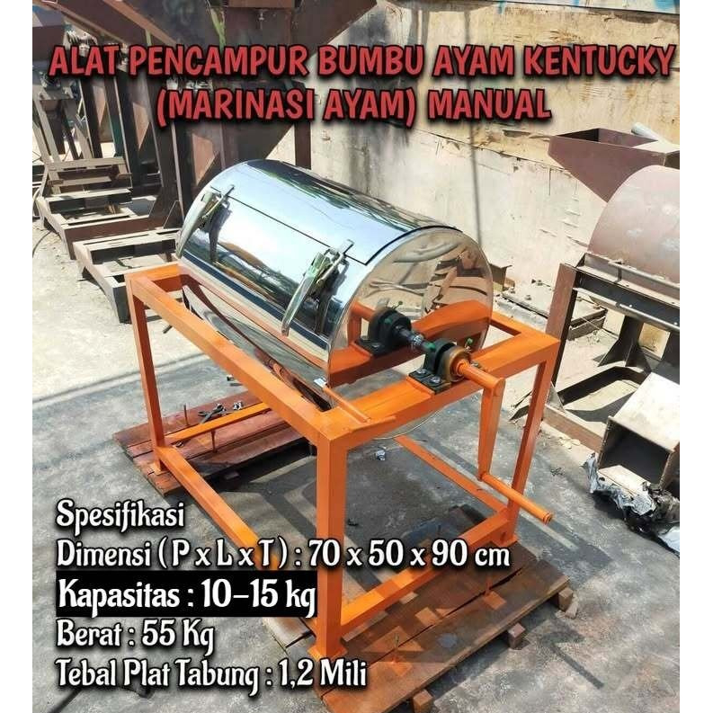 

ALAT PENCAMPUR BUMBU AYAM KENTUCKY (MARINASI AYAM) MANUAL