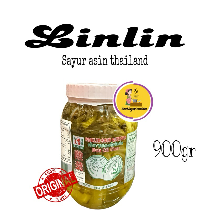 

Sayur Asin LinLin Pickled Sour Mustard Dua Cai Chua - Acar Sayur Sawi 900gr