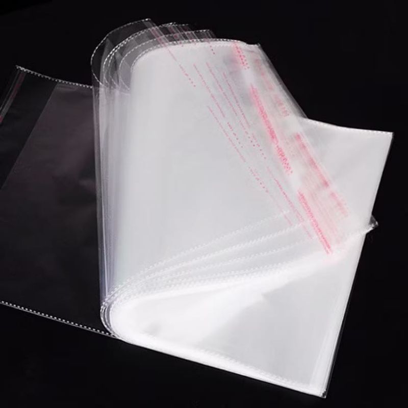 isi 100pcs Plastik OPP 07 Seal Double Press