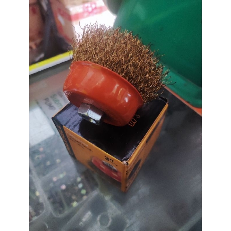 Sikat Kawat Mangkok Kuningan