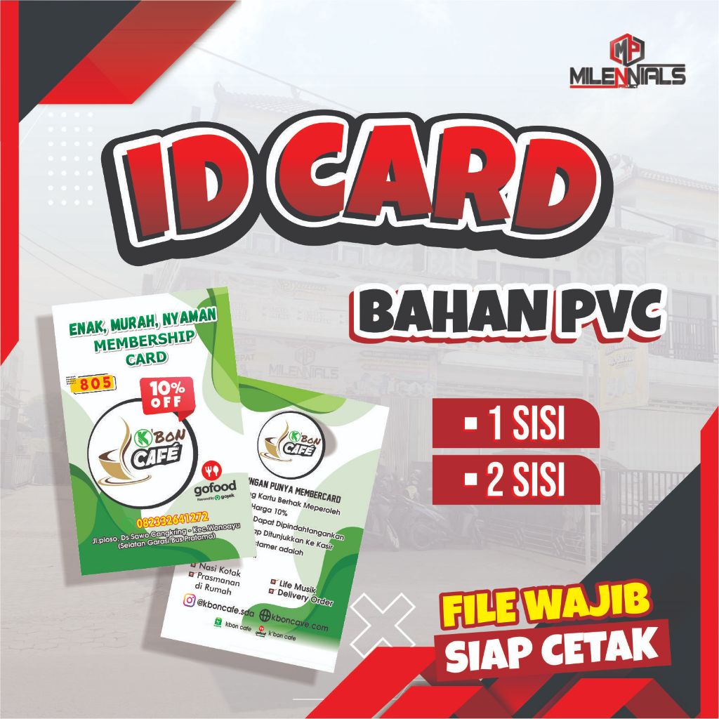 

[5 PCS] ID Card desain sendiri | untuk acara, sekolah, kantor - Bahan awet & rapih