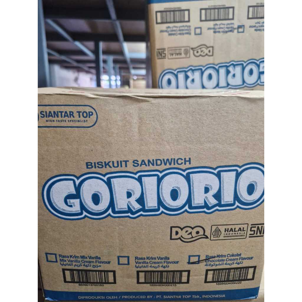Goriorio Biskuit Vanila Dus (Isi 10x20)