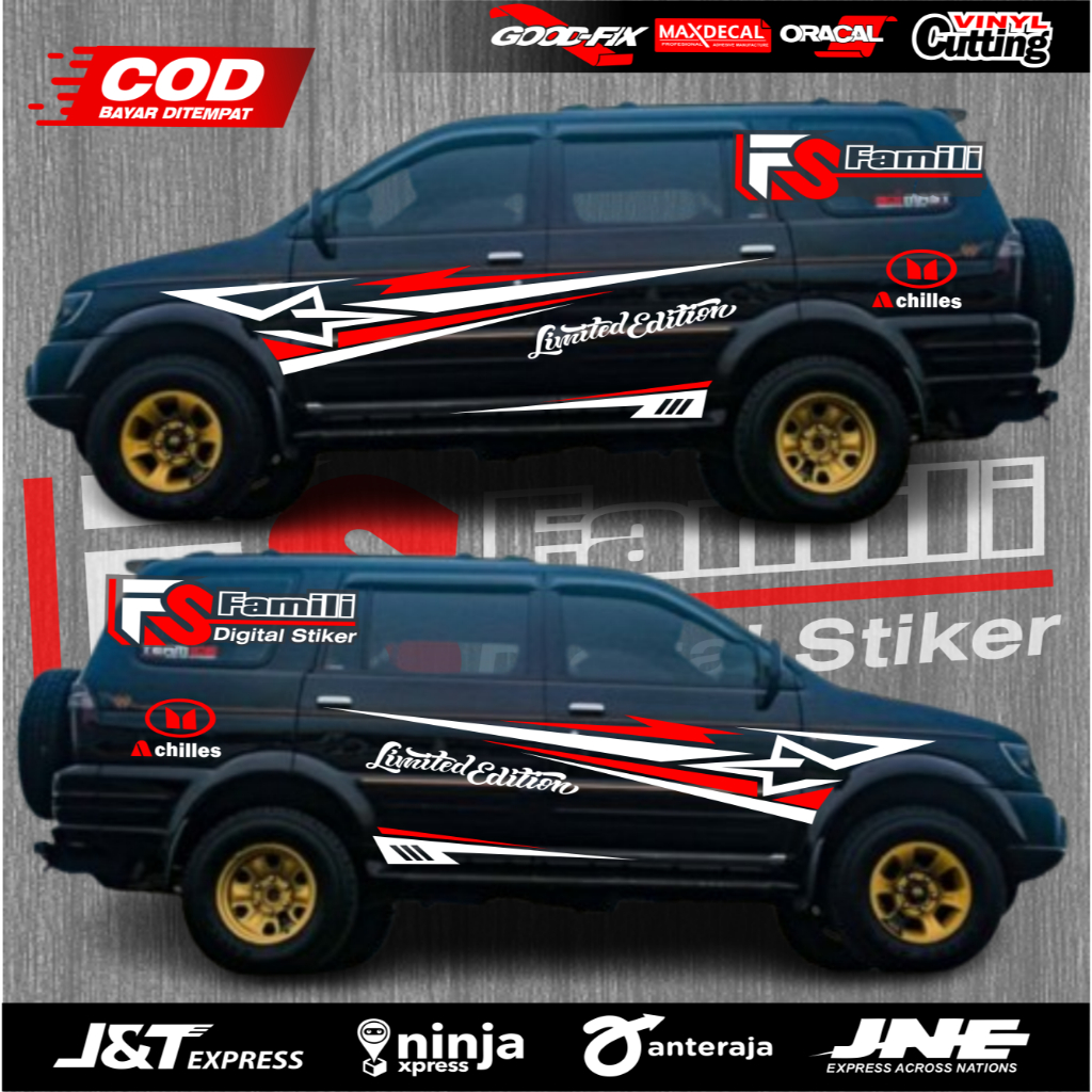 Sticker Mobil ISUZU Panther Touring Sticker Panther Touring Stiker Mobil Panther