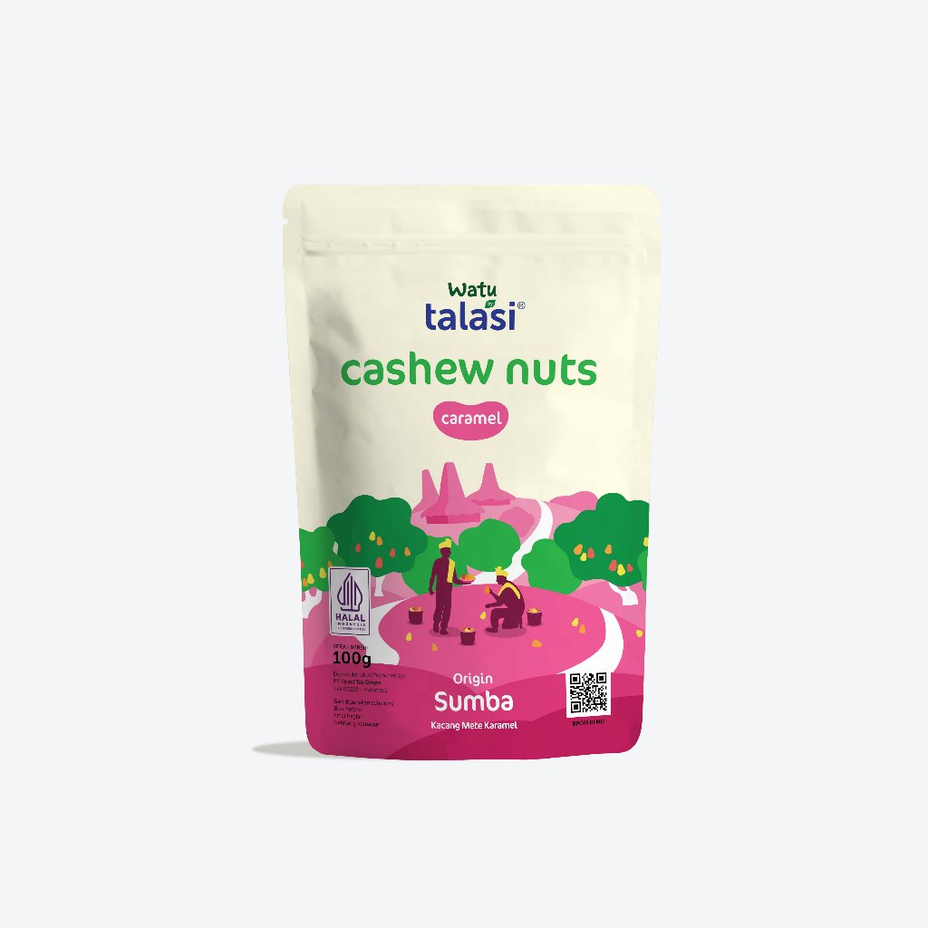 

Cashew Nuts Caramel 100gr, Kacang Mete Sumba