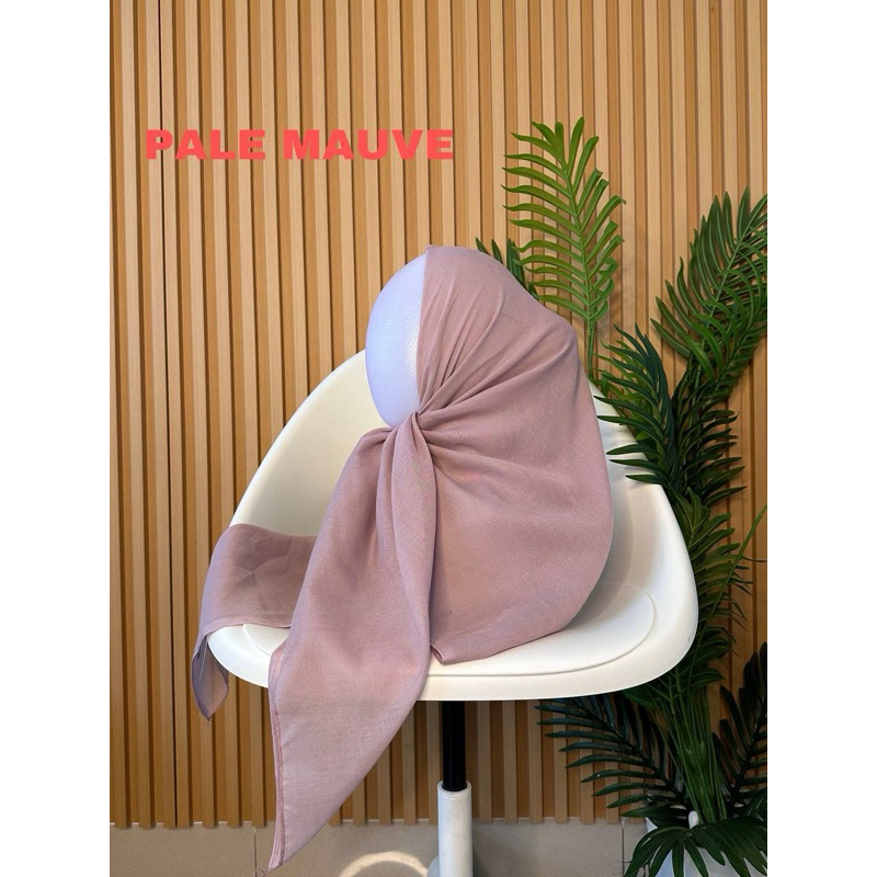 Mazaya Hijab Segiempat Paris Jadul Warna Pale Mauve