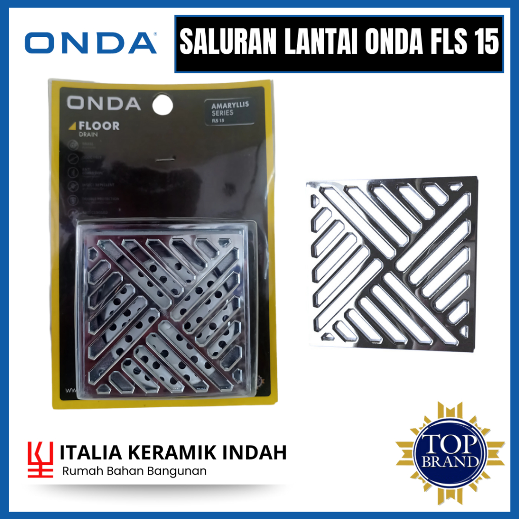 Saringan Lantai untuk kamar mandi Onda FLS 15