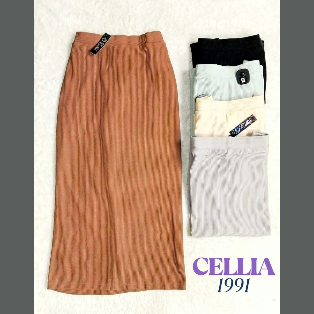 CELLIA - ROK PANJANG DAILY ROK PREMIUM ROK POLOS