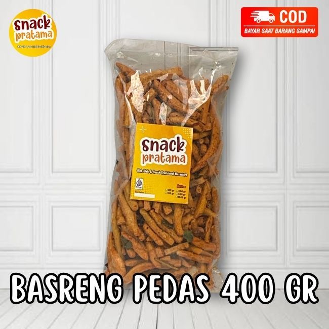 

Basreng Joget Kemasan 400 Gram Basreng Pedas