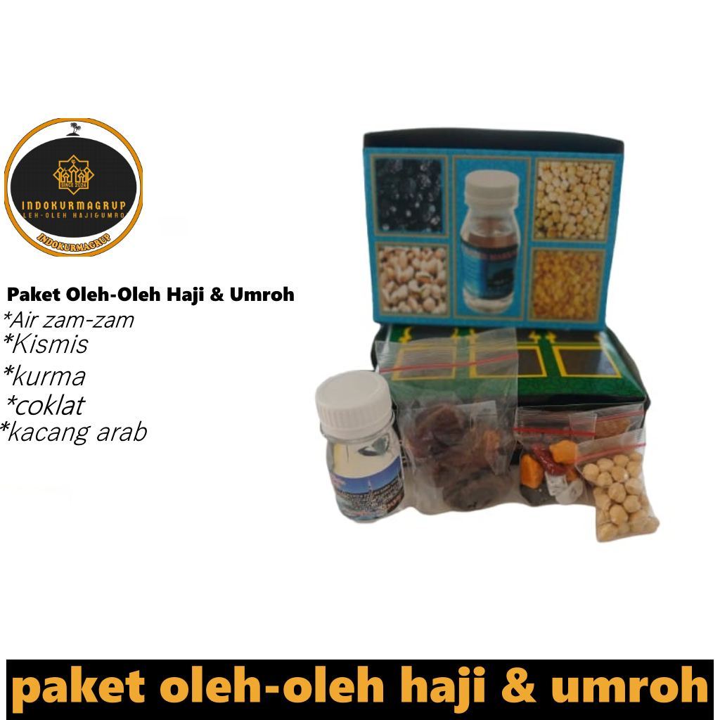 

(25 pcs) Paket 5in1 Oleh-oleh haji dan umroh (dus kotak)