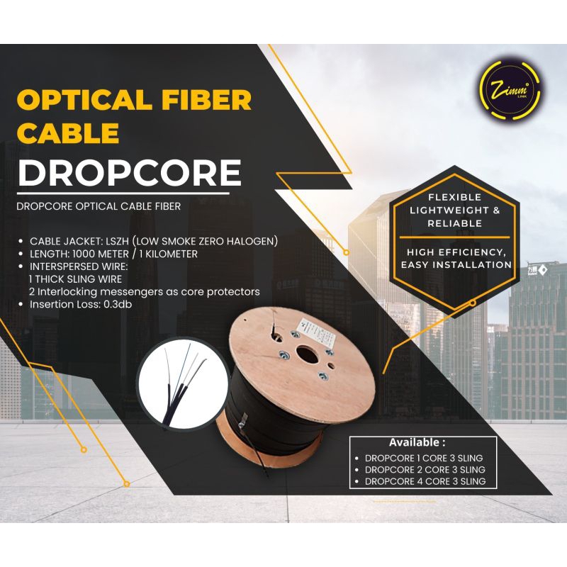 DROPCORE PREMIUM 3 SELING ZIMMLINK LSZH 1CORE, 2CORE & 4CORE