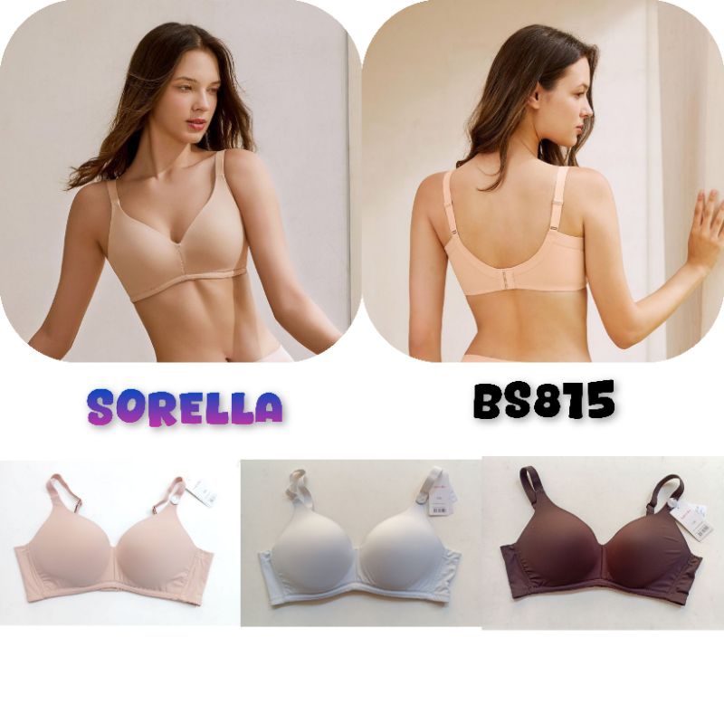 BS815 Bra jumbo sorella full cup tanpa kawat 34C 36C 38C